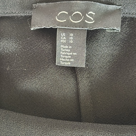 COS Black Dress Size 10 - Picture 7 of 10